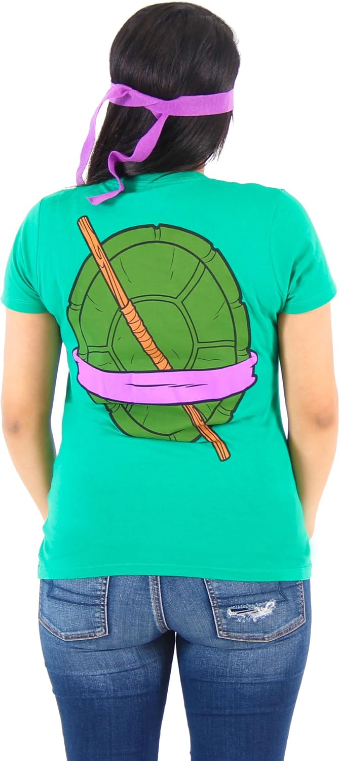 TMNT Juniors Costume T-Shirt with Eye Mask