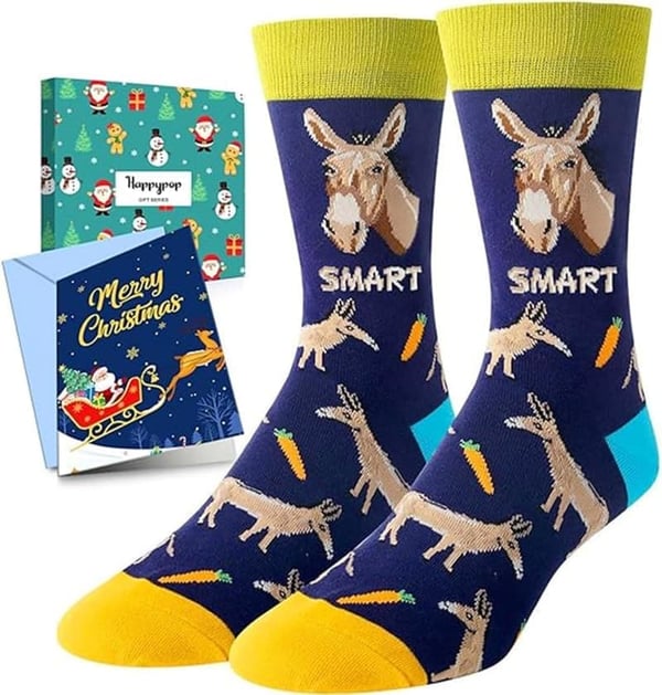 Funny Novelty Socks for Men - Otter & Animal Designs