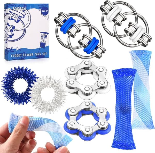 8-Pc Sensory Fidget Toy Set for Stress Relief - Easter Gift