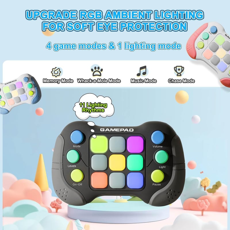Flashing Handheld Fidget Game for Kids, Ages 3-12
