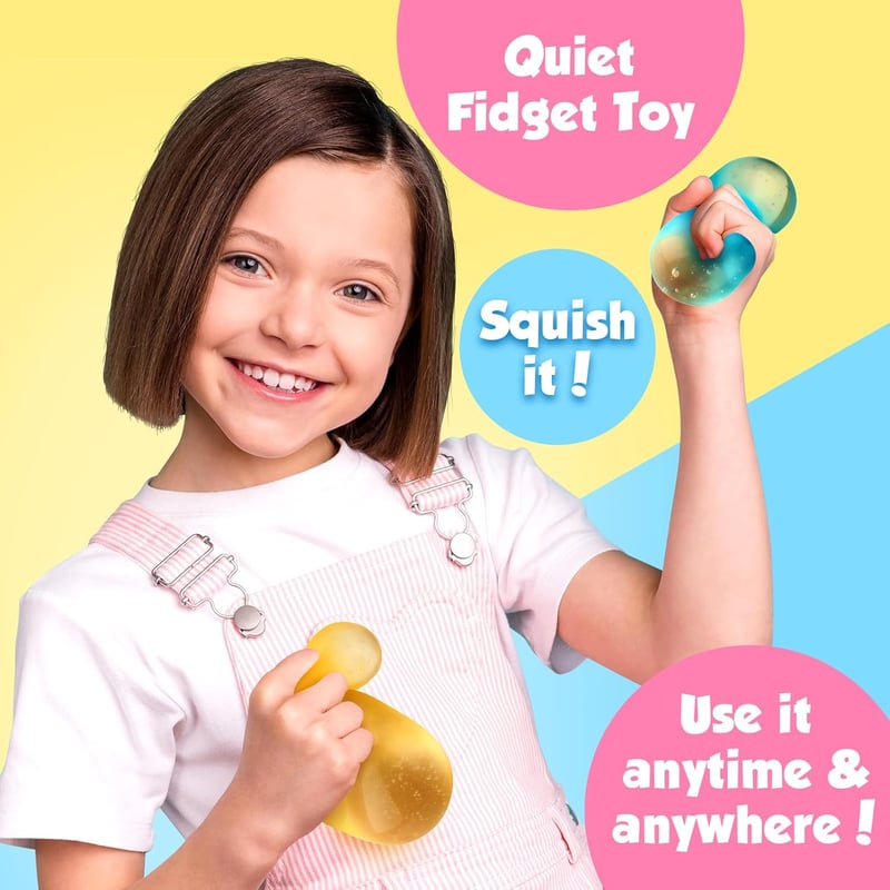 Fidget Cube Stress Relief Toys - Pack of 3 for Kids & Adults