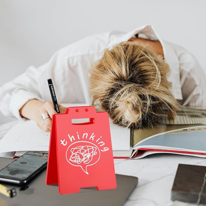 Humorous Desk Sign - Quirky Office Decor for Coworkers