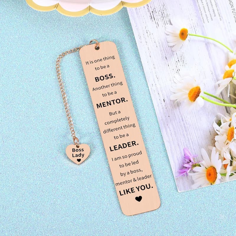 Boss Lady Bookmark Gift for Women - Appreciation/Farewell