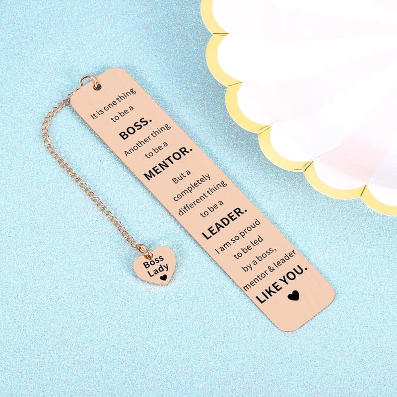 Boss Lady Bookmark Gift for Women - Appreciation/Farewell