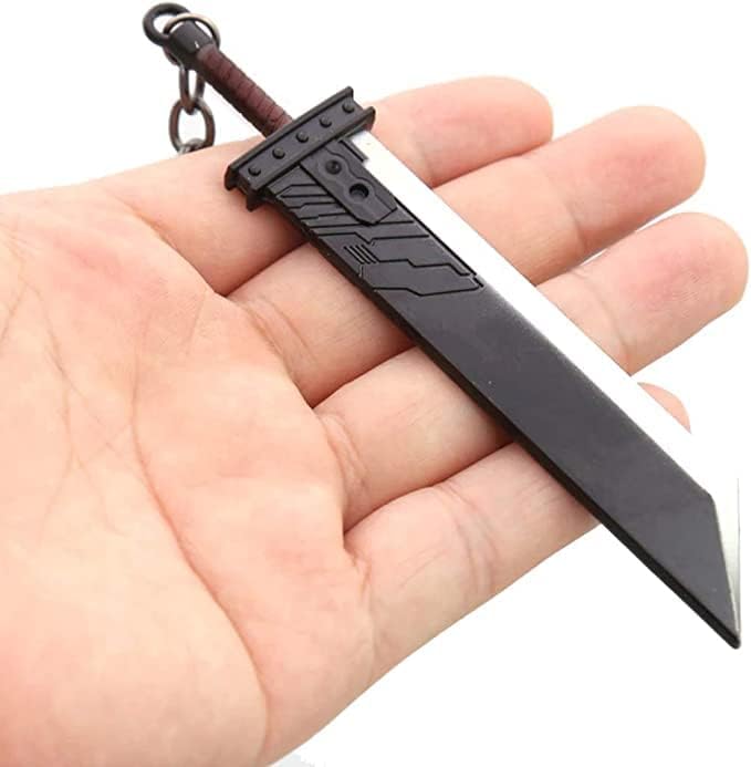 Final Fantasy 7 Cloud Buster Sword Metal Keychain