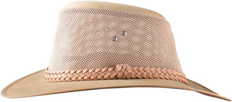 Men's Summer Wide Brim Mesh Safari Golf Soaker Hat