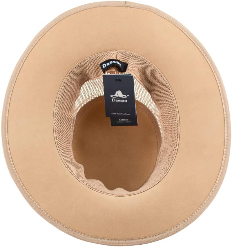 Men's Summer Wide Brim Mesh Safari Golf Soaker Hat
