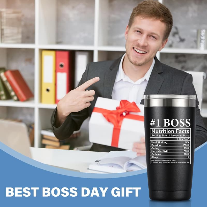 World's Best Boss 20oz Tumbler - Perfect Gift for Bosses Day