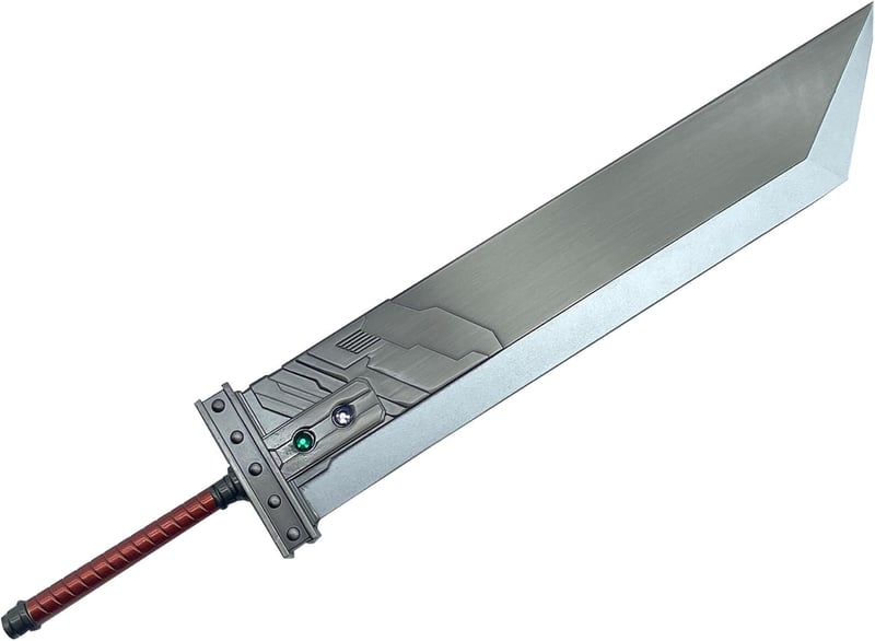 Cloud Strife Cosplay Buster Sword Metal Prop - 11.8 Inch
