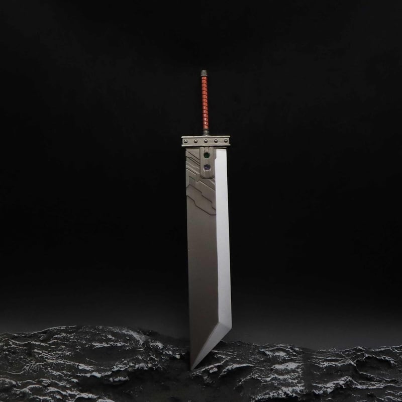 Cloud Strife Cosplay Buster Sword Metal Prop - 11.8 Inch