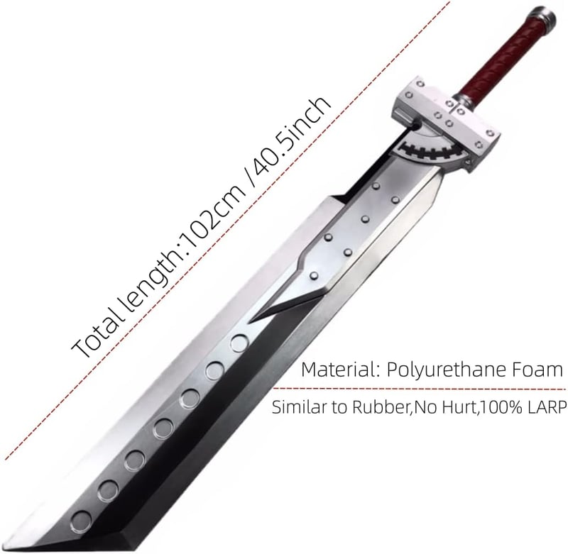 Halloween Fantasy Cosplay Sword - Cloude's Fusion for Strife