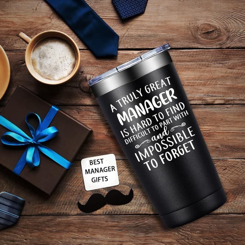 Christmas Gift for Men - 20oz Tumbler for Managers