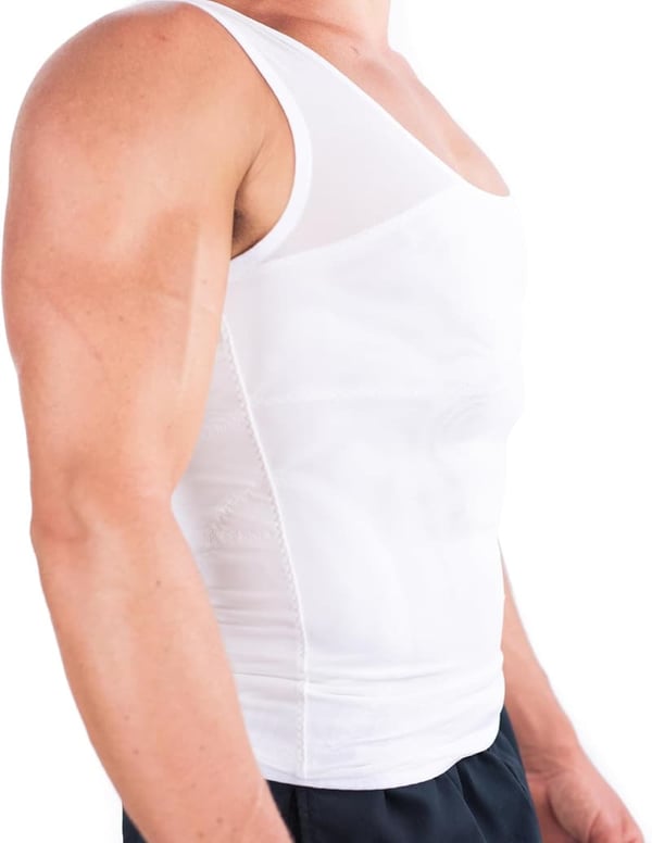 Men's Chest Compression Shirt for Gynecomastia Support