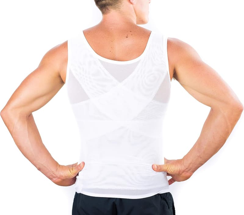 Men's Chest Compression Shirt for Gynecomastia Support