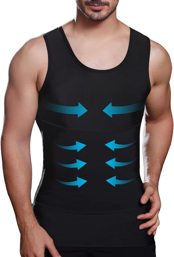 Men's Compression Tummy Control Shaper Vest