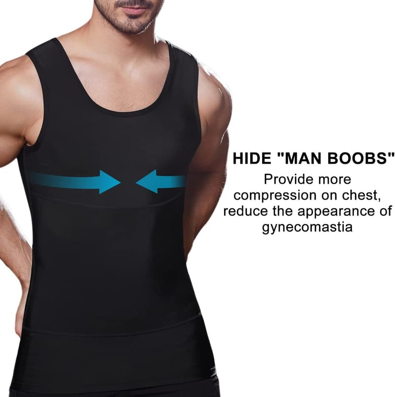 Men's Compression Tummy Control Shaper Vest