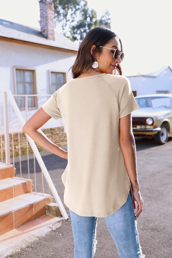 Casual Women's Batwing Long Sleeve Tunic Top