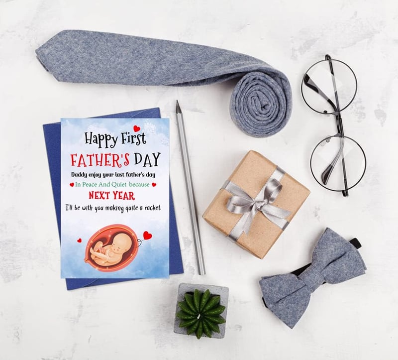 First Father's Day Card for New Dad from Baby