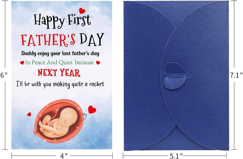 First Father's Day Card for New Dad from Baby