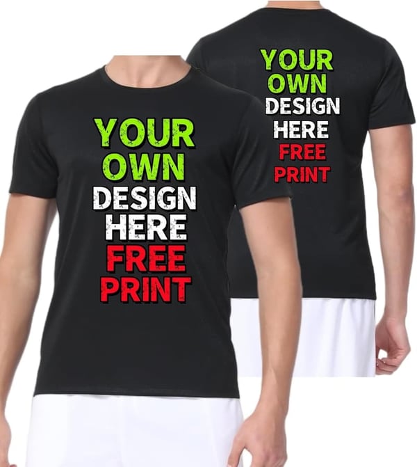 Personalized T-Shirts for Men and Women - Custom Printed Design