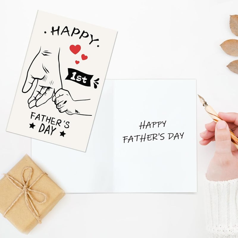 1st Father's Day Card - Funny Greeting for New Dads