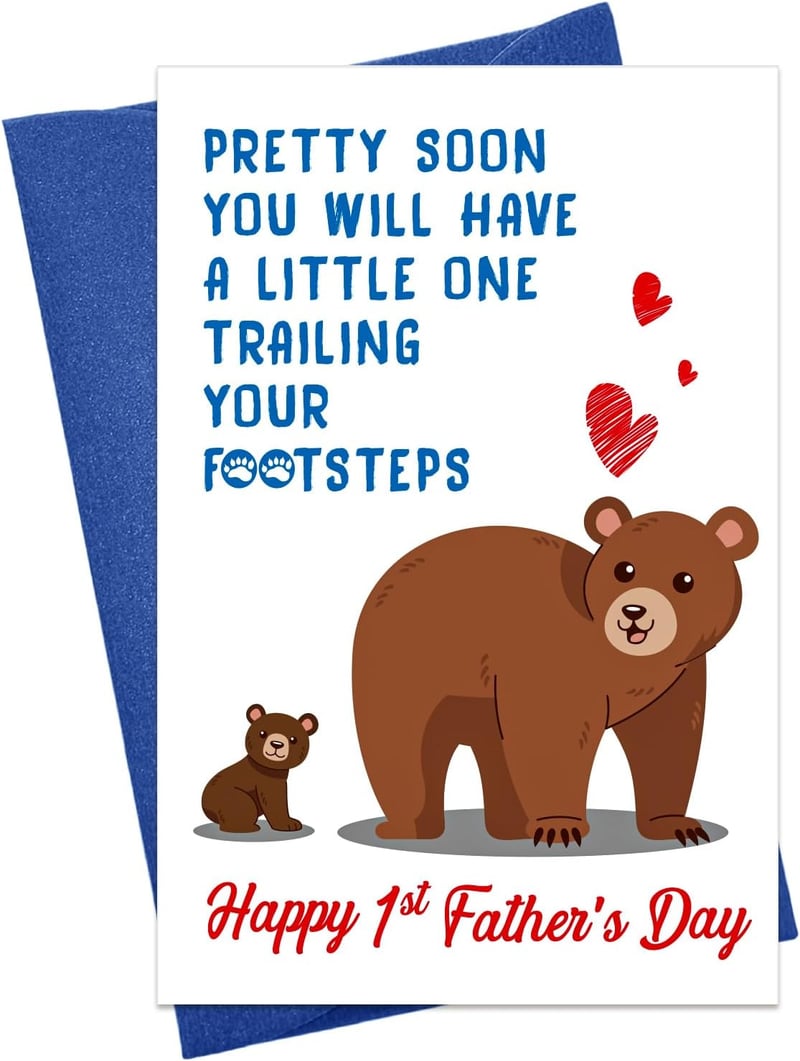 First Father's Day Greeting Card for New Dads