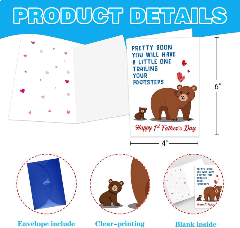First Father's Day Greeting Card for New Dads