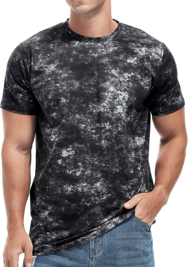 Hip Hop Style Short Sleeve T-Shirt for Men