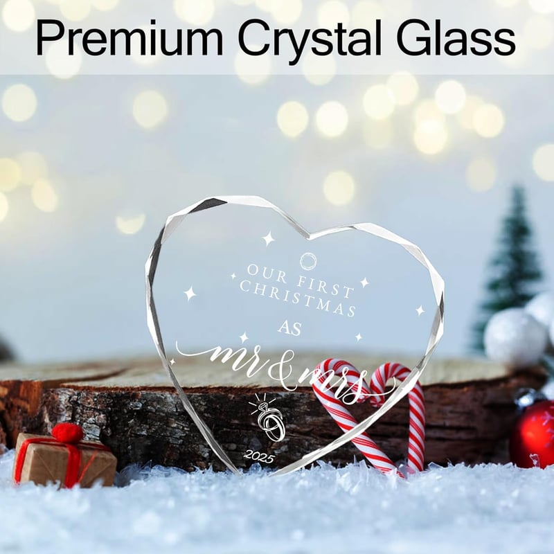2025 First Christmas Married Ornament for Couples