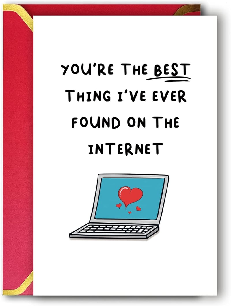 1-Year Anniversary Funny Dating Card for Couples