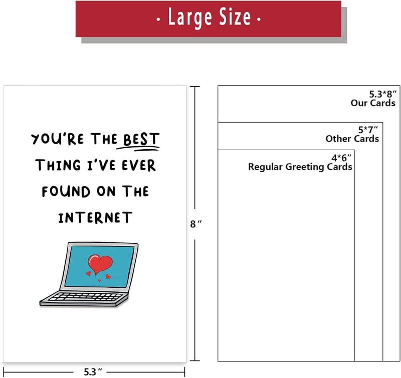 1-Year Anniversary Funny Dating Card for Couples