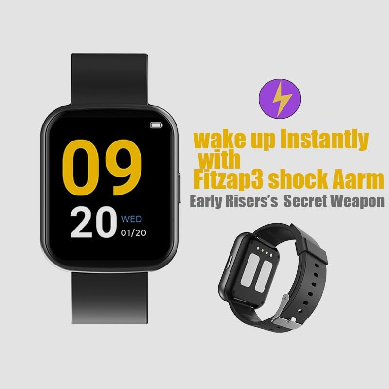 Wearable Electric Shock Alarm Clock for Heavy Sleepers