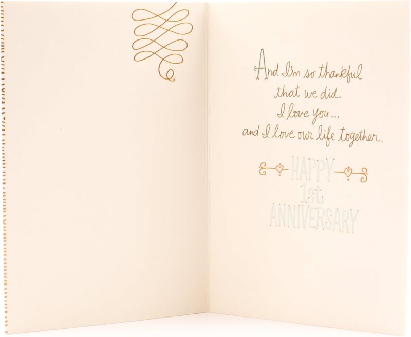 1st Anniversary Card – Chance on What Could Be
