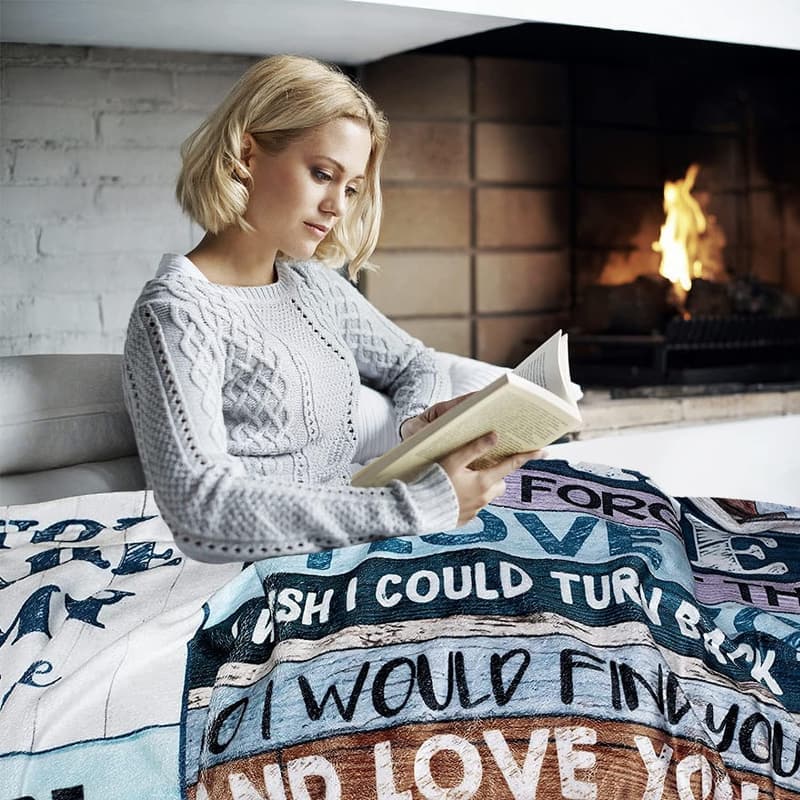 Anniversary Gift: Ultra-Soft Micro Fleece Sherpa Blanket for Her