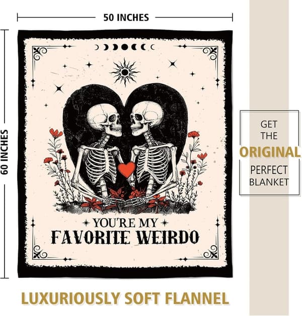 Wedding Anniversary Blanket - 60