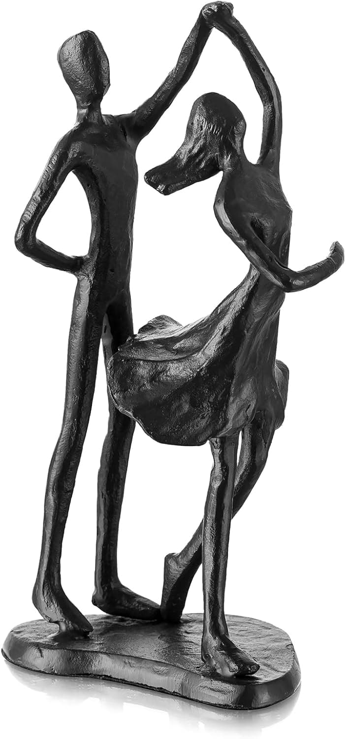 6th Anniversary Iron Sculpture for Couples - Unique Gift