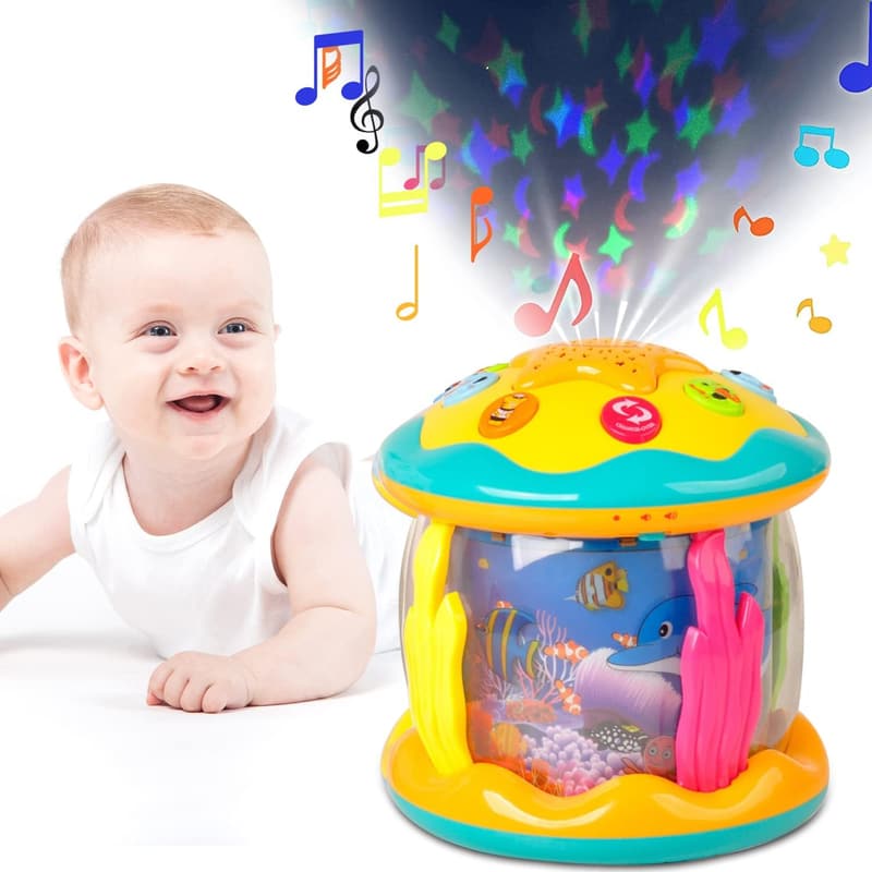 Musical Ocean Toy 4-in-1 with Night Light for Babies