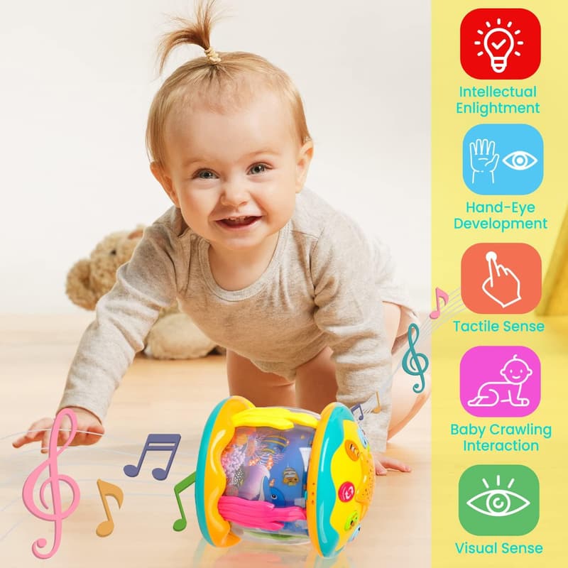 Musical Ocean Toy 4-in-1 with Night Light for Babies