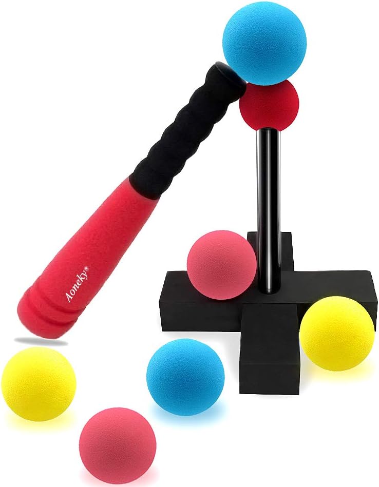 Mini Foam T-Ball Set for Toddlers with Carry Bag - Ages 1+