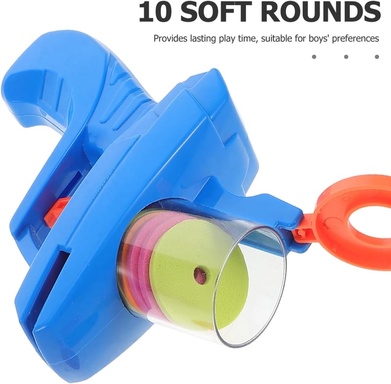 Kids' Soft Foam Disc Shooter - 2pcs with 20 Launcher Discs