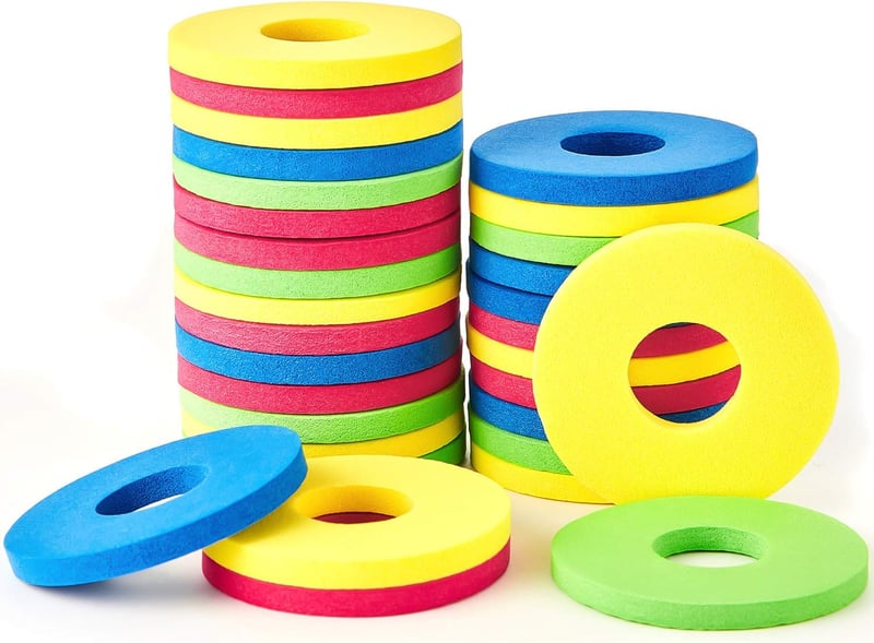 Foam Disc Shooter Toy for Remote Control Robot - 120 Pieces