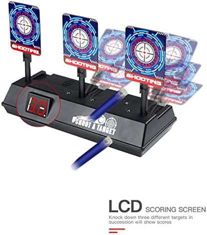 Battery-Operated Auto-Resetting Blaster Target for Kids