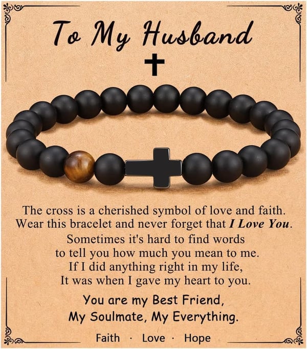 Christian Cross Bracelet for Men - Perfect Gift for Birthdays