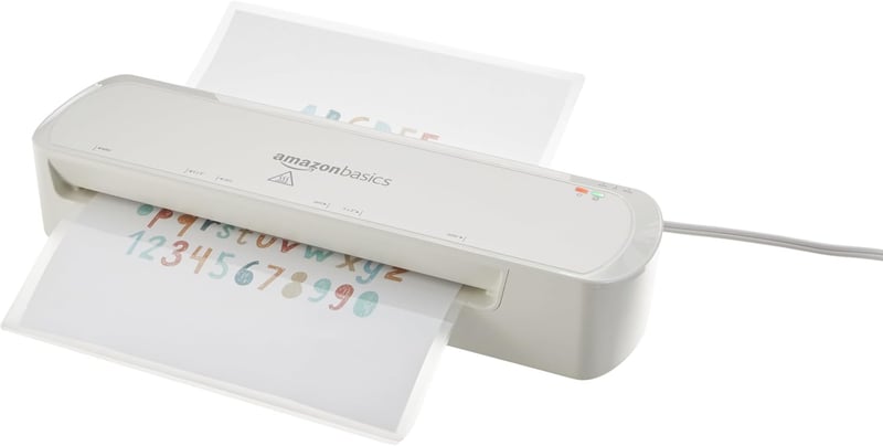 Amazon Basics 9-Inch Thermal Laminator for Home Office