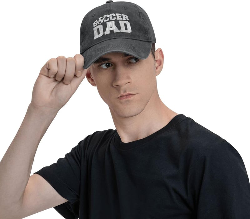 Funny Soccer Baseball Hat for Dad from Wife & Daughter