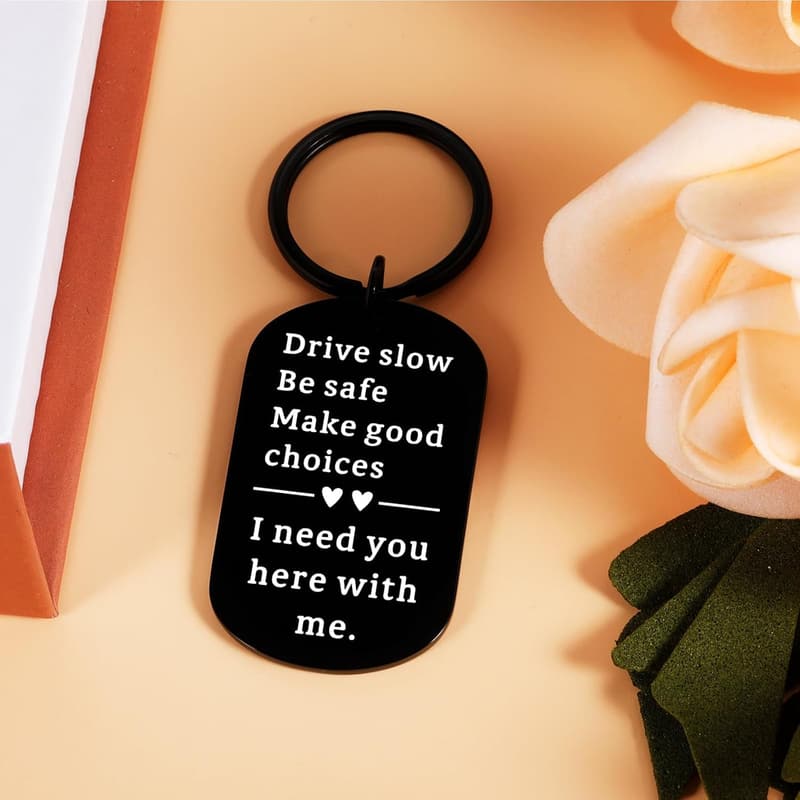 Valentine's Day Keychain for Him - 
