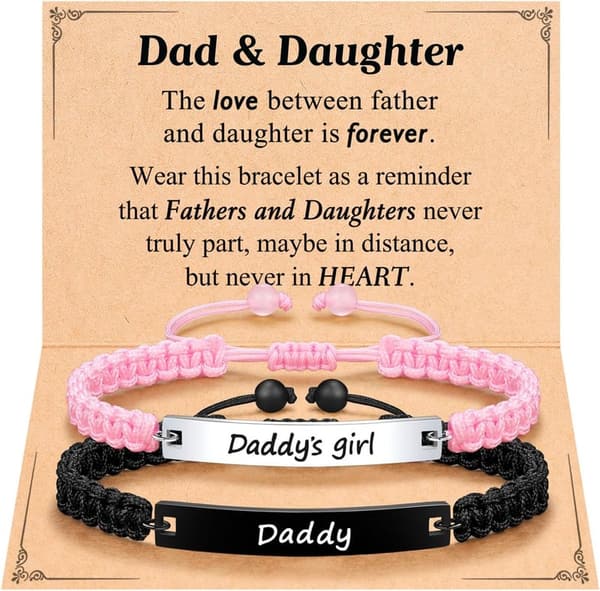 Father-Daughter Matching Bracelets - Gifts for Dad
