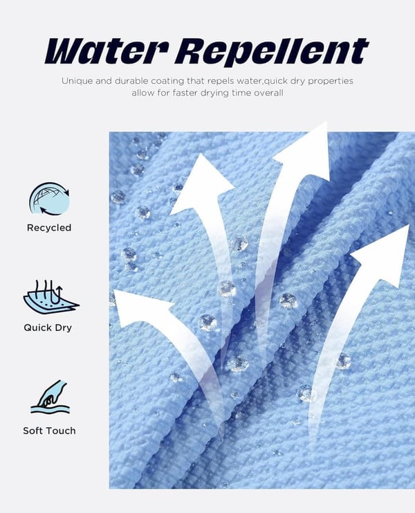 Men's Seersucker Swim Shorts - 5 Inch Beach Trunks