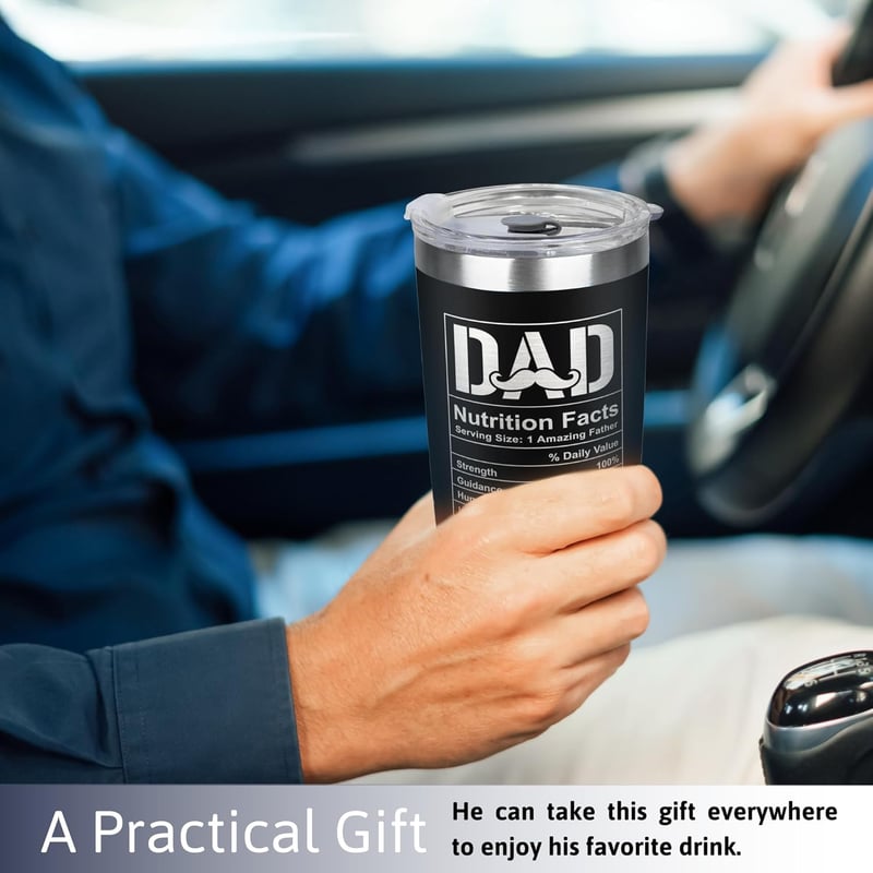 Father's Day 20 oz Stainless Steel Tumbler from Daughter