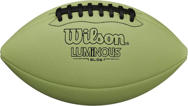 Luminous Glow Football - Junior Size, Green